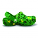 Translucent Clog Kids dino camo