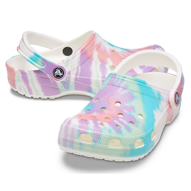 amazon tie dye crocs