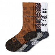 Crocs Animal Remix (csomag - 3 db) Női zokni