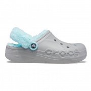 Crocs Baya Lined Fuzz Strap Clog bélelt papucs