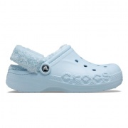 Crocs Baya Lined Fuzz Strap Clog Férfi, Női bélelt papucs