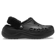 Crocs Baya Platform Fuzz Strap Lined Clog Női bélelt papucs