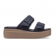 Crocs Brooklyn Buckle Low Wedge W Női szandál