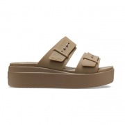 Crocs Brooklyn Buckle Low Wedge W Női szandál