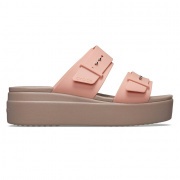 Crocs Brooklyn Buckle Low Wedge W Női szandál