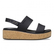 Crocs Brooklyn Cork Low Wedge Női szandál