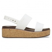 Crocs Brooklyn Cork Low Wedge Női szandál