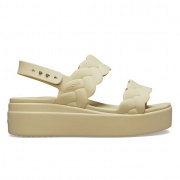 Crocs Brooklyn Woven Upper Low Wedge Női szandál