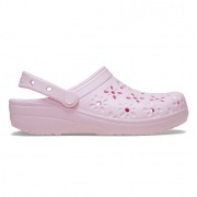 Crocs Classic Floral Cut Out Clog Női papucs