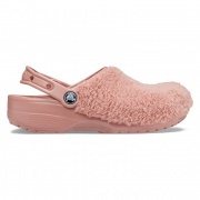 Crocs Classic Fuzz Mania Clog Női bundás papucs