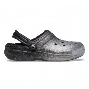 Crocs Classic Glitter Lined Clog női bélelt papucs