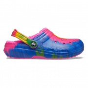 Crocs Classic Lined Tie Dye Clog Női bélelt papucs