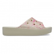 Crocss Classic Platform Snake Print Slide női papucs