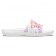 Crocs Classic Crocs Tie Dye Graphic Slide Női papucs