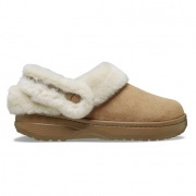 Crocs Classic Unfurgettable Sueded Clog női bundás papucs