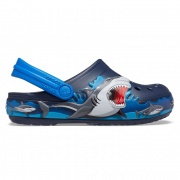 Crocs Fun Lab Shark Lights Clog K kisfiú gyerek papucs