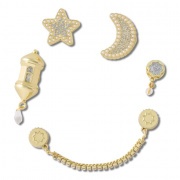 Crocs Jibbitz A boldogság hónapja (5db) papucs kiegészítő