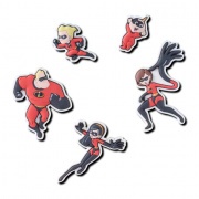 Crocs Jibbitz A Hihetetlen család (5db) papucs kiegészítő