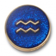 Crocs Jibbitz Arany vízöntő csillagjegy papucs kiegészítő