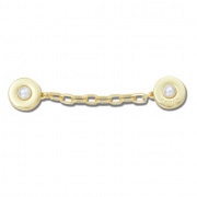 Crocs Jibbitz Aranylánc gyöngyszegecsekkel papucs kiegészítő