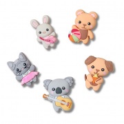 Crocs Jibbitz Aranyos állatok (5 db) papucs kiegészítő