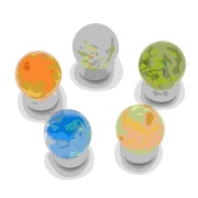 Crocs Jibbitz Ásványok (5 db) papucs kiegészítő