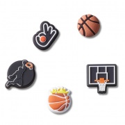 Crocs Jibbitz Basketball csapat - csomag (5db) papucs kiegészítő
