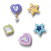 Crocs Jibbitz Csillogó drágakövek (5db) papucs kiegészítő