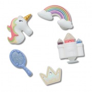 Crocs Jibbitz Csinos hercegnő (5db) papucs kiegészítő