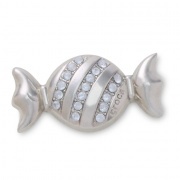 Crocs Jibbitz Ezüst drágakő cukorka papucs kiegészítő