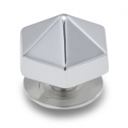 Crocs Jibbitz Ezüst hatszögletű szegecs papucs kiegészítő