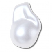 Crocs Jibbitz Fehér barokk gyöngy papucs kiegészítő