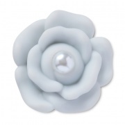 Crocs Jibbitz Halványlila virág gyönggyel papucs kiegészítő