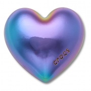 Crocs Jibbitz Irizáló buborék szív papucs kiegészítő