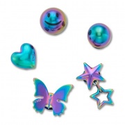 Crocs Jibbitz Irizáló fémek (5db) papucs kiegészítő