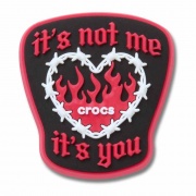 Crocs Jibbitz Its not me its you papucs kiegészítő