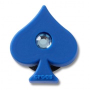 Crocs Jibbitz Kék pikk ász papucs kiegészítő