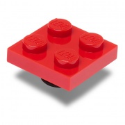 Crocs Jibbitz LEGO piros kocka 2x2 papucs kiegészítő