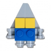 Crocs Jibbitz LEGO űrhajó papucs kiegészítő