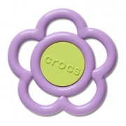 Crocs Jibbitz Mega lila virág papucs kiegészítő