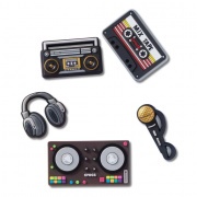 Crocs Jibbitz Mic Drop (5db) papucs kiegészítő