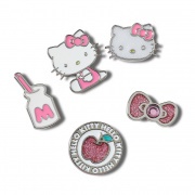 Crocs Jibbitz Fémes Hello Kitty - csomag (5 db) papucs kiegészítő