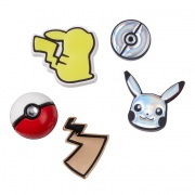 Crocs Jibbitz Fémes Pokémon - csomag (5 db) papucs kiegészítő
