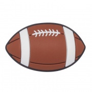 Crocs Jibbitz Football labda papucsdísz