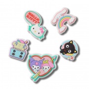Crocs Jibbitz Hello Kitty - csomag (5 db) papucs kiegészítő