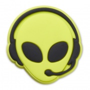 Crocs Jibbitz UFO fejhallgatóval papucsdísz