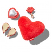 Crocs Jibbitz Red Valentines (5db) papucs kiegészítő