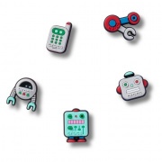 Crocs Jibbitz Robot barát (5 db) papucs kiegészítő