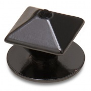 Crocs Jibbitz Sötét ezüst piramis szegecs papucs kiegészítő