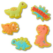 Crocs Jibbitz Világító dínók - csomag (5db) papucs kiegészítő